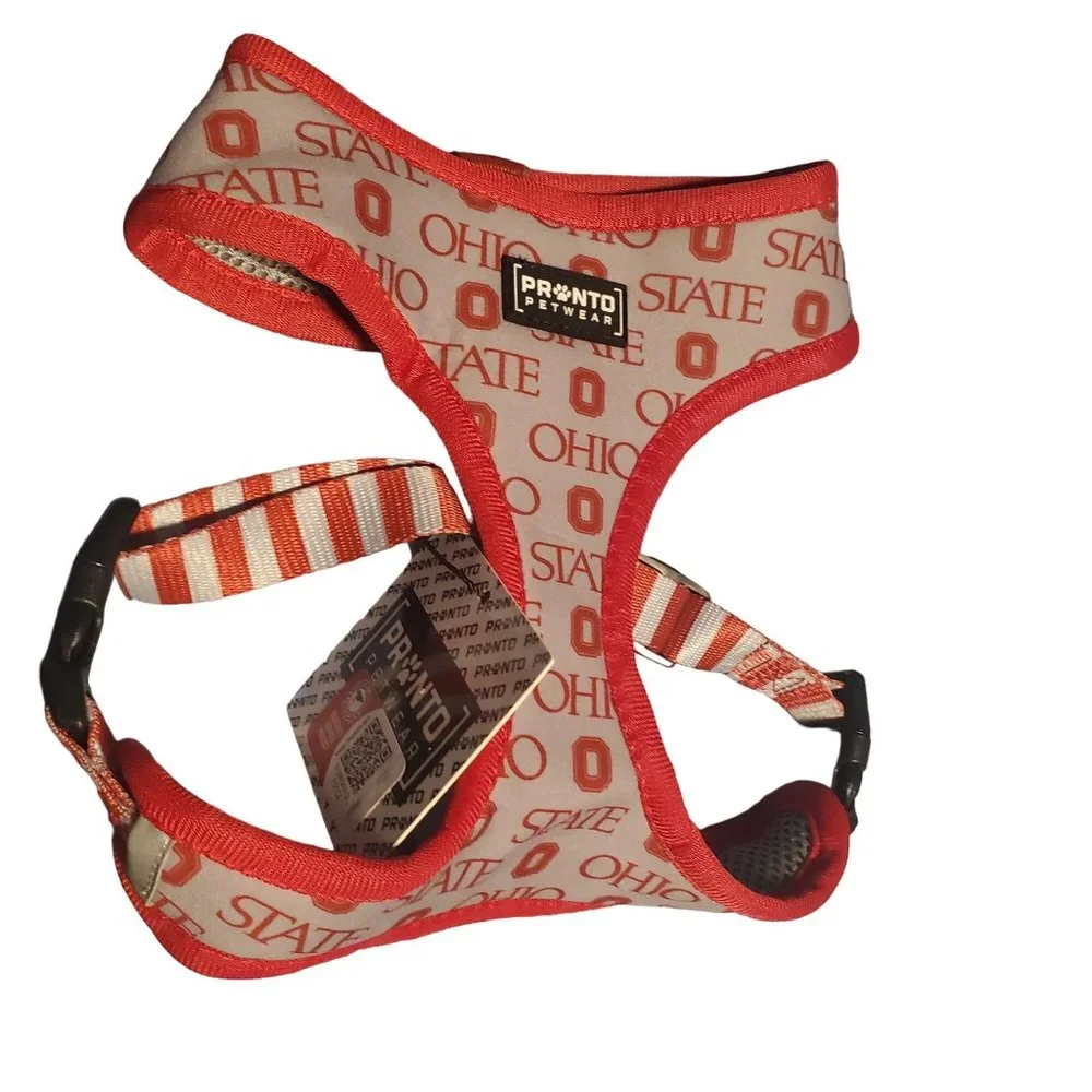 NEW Pronto Pet Sz M Ohio State Reversible Dog Harness